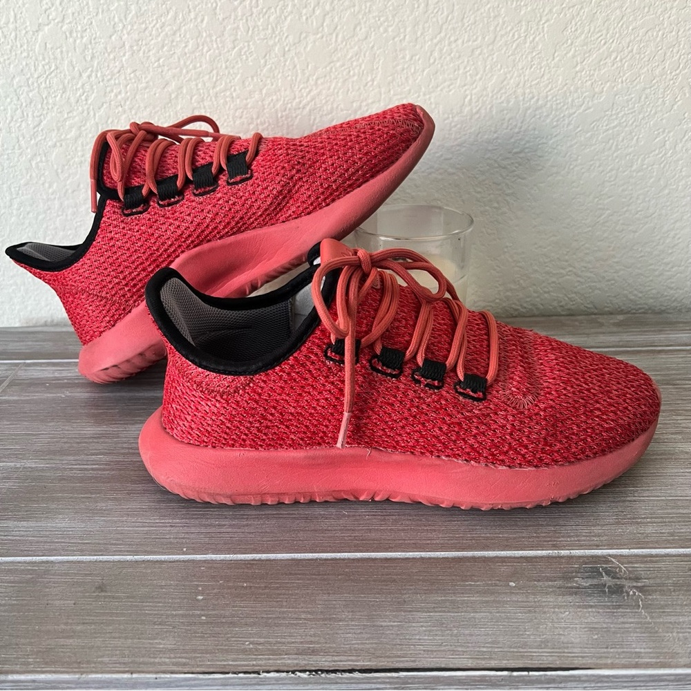 Adidas Mens Tubular Shadow M Scarlett Red Size 8 Sneaker Athletic Shoes